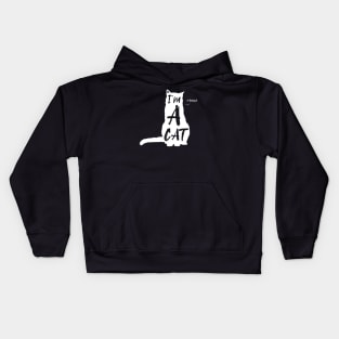 I'm a cat LIGHT Kids Hoodie